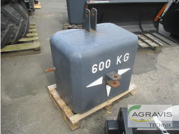 משקל נגד עבור מכונה חקלאית 600 KG: תמונה 1