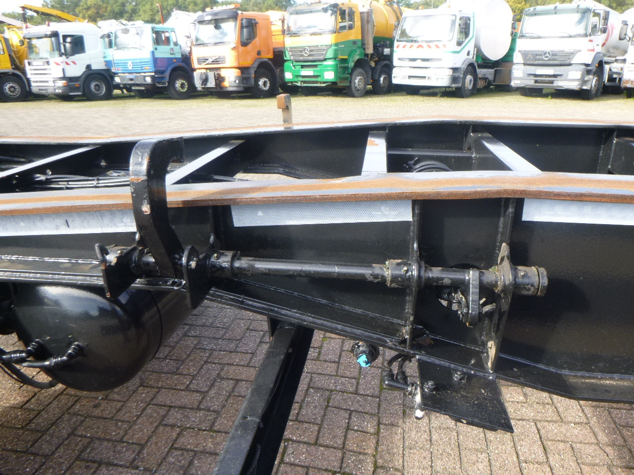 קרון נגרר מתגלגל/ מדלג AJK Hydrolift Hook lift drawbar trailer: תמונה 9