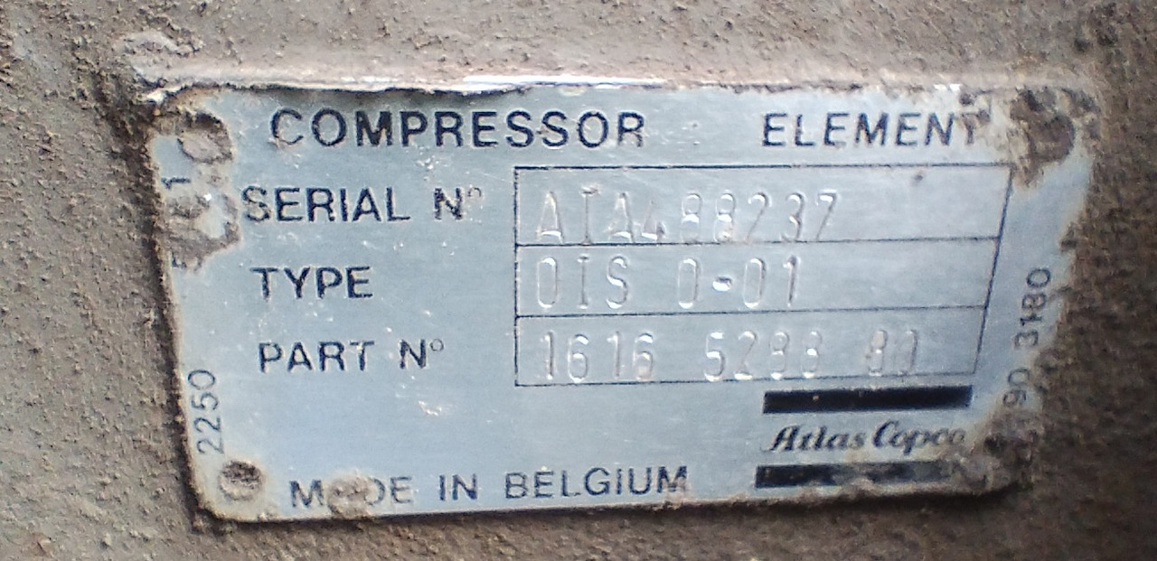 מדחס אוויר ATLAS COPCO Screw Compressor OIS 0-01: תמונה 4
