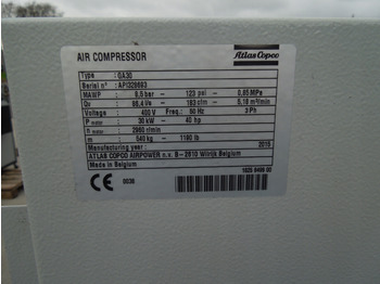מדחס אוויר Atlas Copco GA30: תמונה 3