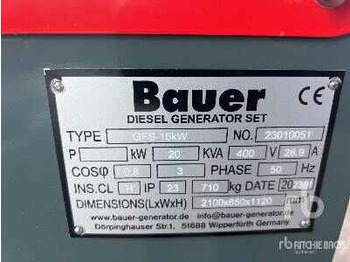 חָדָשׁ ערכת גנרטורים BAUER GFS 16 ATS 20 kVA (Unused): תמונה 5