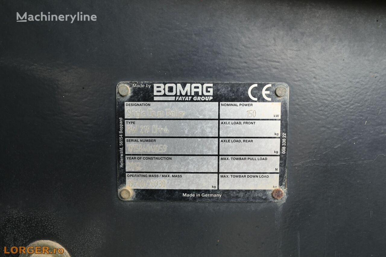 מדחס BOMAG BW219 DH-4: תמונה 15