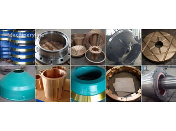  BOWL/CONCAVE/MANTLE/SPARE PARTS KINGLINK for Sandvik crushing plant - חלקי חילוף