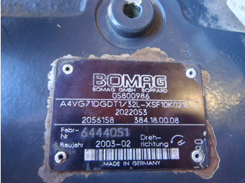 משאבה הידרולית עבור מכונת בנייה Bomag A4VG71DGDT1/32L-XSF10K021E-S -: תמונה 3