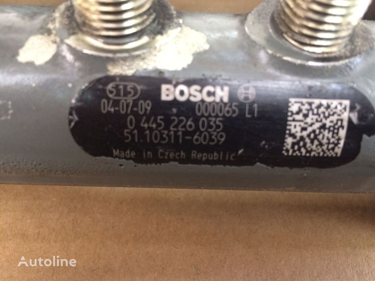 מזרק עבור משאית Bosch - TUBO PRESSIONE COMMON RAIL BOSCH   MAN: תמונה 6