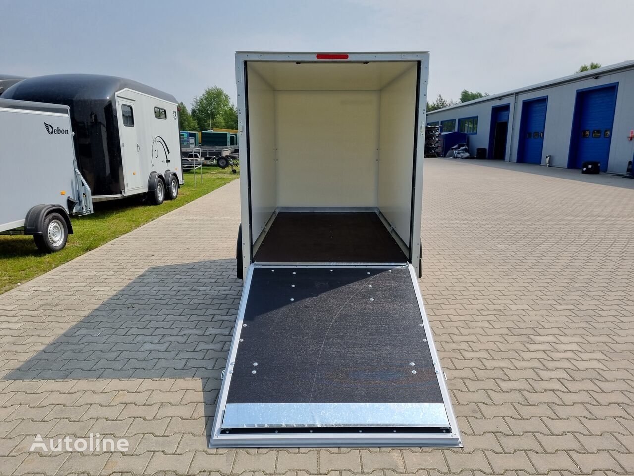 חָדָשׁ קרון נגרר בתיבה סגורה Brenderup Cargo CD260UB kontener fourgon box trailer 750 kg GVW ramp: תמונה 13
