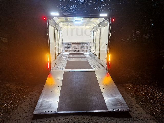 חָדָשׁ קרון נגרר בהובלה אוטומטית Brian James Trailers Race Transporter 5 black Premium Ausstattung sofor: תמונה 13