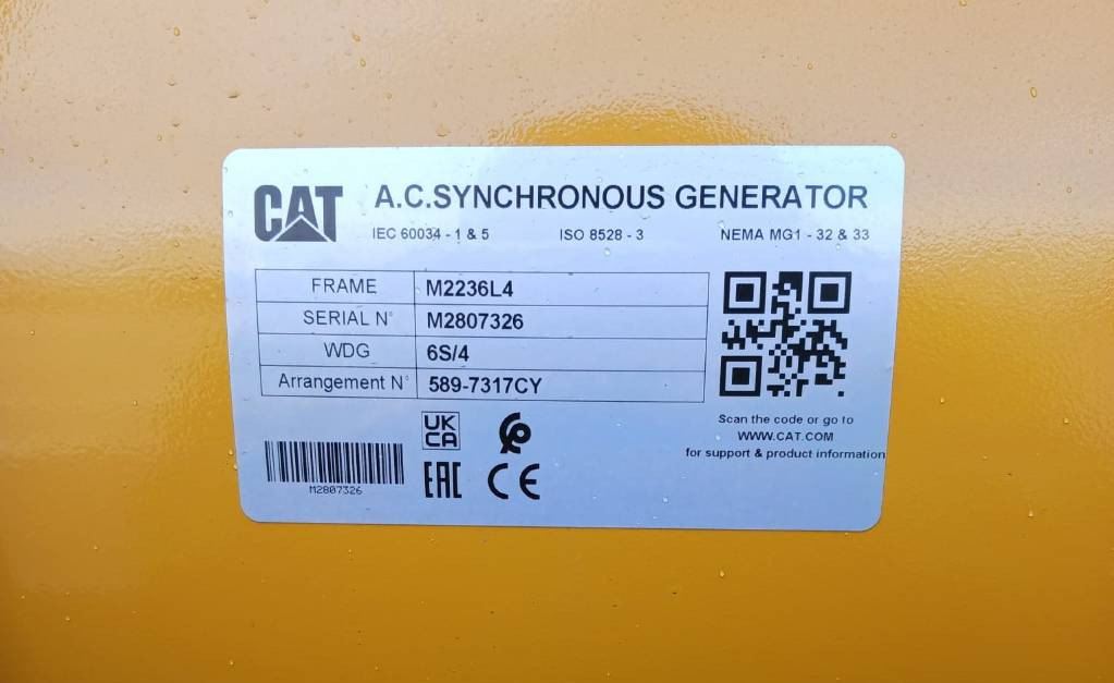 ערכת גנרטורים CAT DE110E2 - 110 kVA Generator - DPX-18014: תמונה 14