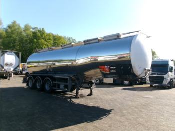 סמיטריילר מכל עבור הובלה של כימיקלים Crane Fruehauf Chemical tank inox 37.5 m3 / 1 comp + pump: תמונה 2