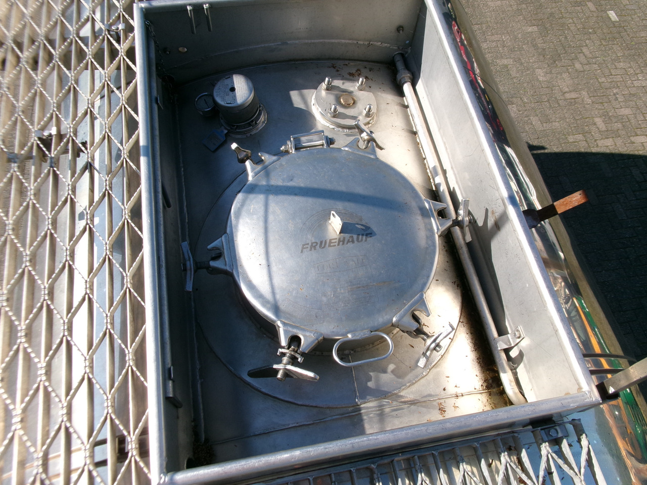 סמיטריילר מכל עבור הובלה של כימיקלים Crane Fruehauf Chemical tank inox 37.5 m3 / 1 comp + pump: תמונה 27