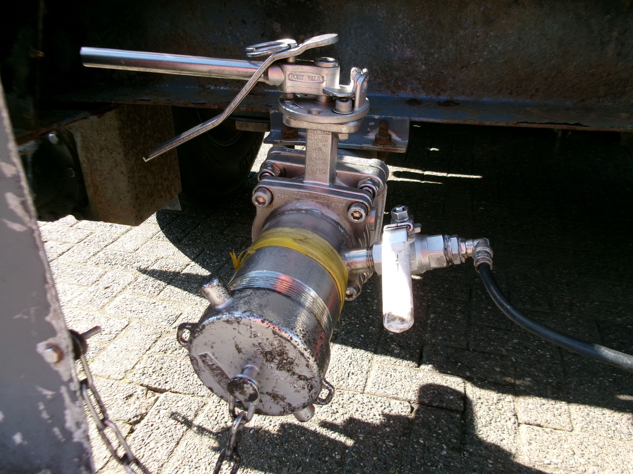 סמיטריילר מכל עבור הובלה של כימיקלים Crane Fruehauf Chemical tank inox 37.5 m3 / 1 comp + pump: תמונה 14