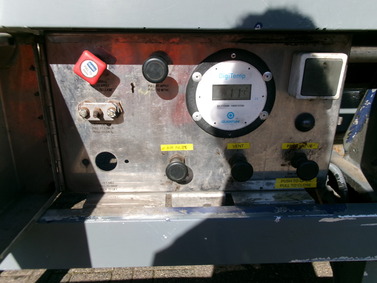 סמיטריילר מכל עבור הובלה של כימיקלים Crane Fruehauf Chemical tank inox 37.5 m3 / 1 comp + pump: תמונה 19