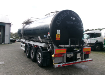 סמיטריילר מכל עבור הובלה של ביטומן Crossland Bitumen tank inox 33 m3 / 1 comp + compressor + ADR L4BN: תמונה 3