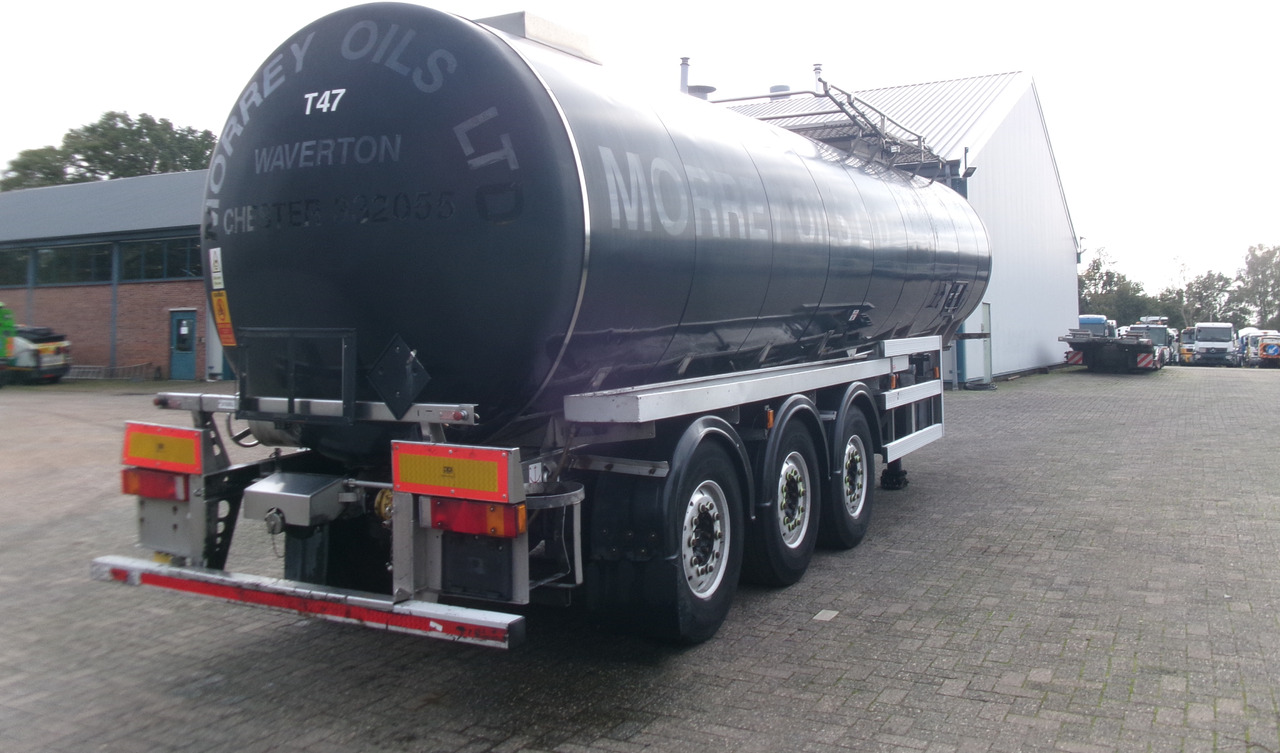 סמיטריילר מכל עבור הובלה של ביטומן Crossland Bitumen tank inox 33 m3 / 1 comp + compressor + ADR L4BN: תמונה 4
