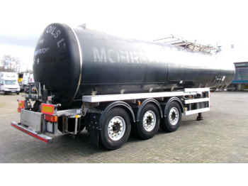 סמיטריילר מכל עבור הובלה של ביטומן Crossland Bitumen tank inox 33 m3 / 1 comp + compressor + steam heating: תמונה 4