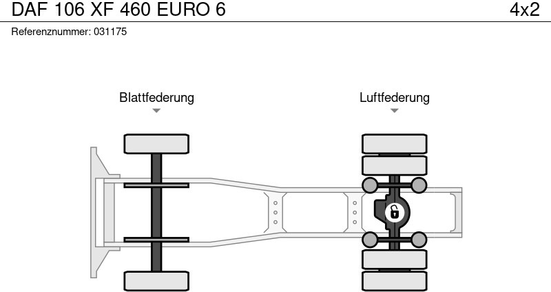 יחידת טרקטור DAF 106 XF 460 EURO 6: תמונה 12
