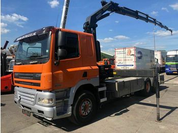 משאית עם שלדת תא DAF CF 85.410 6X2 MANUAL EURO 4 + PALFINGER PK16502-: תמונה 1
