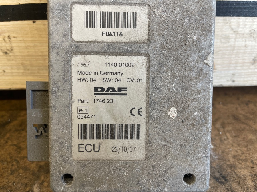 מערכת חשמל עבור משאית DAF ECU 1746231: תמונה 2