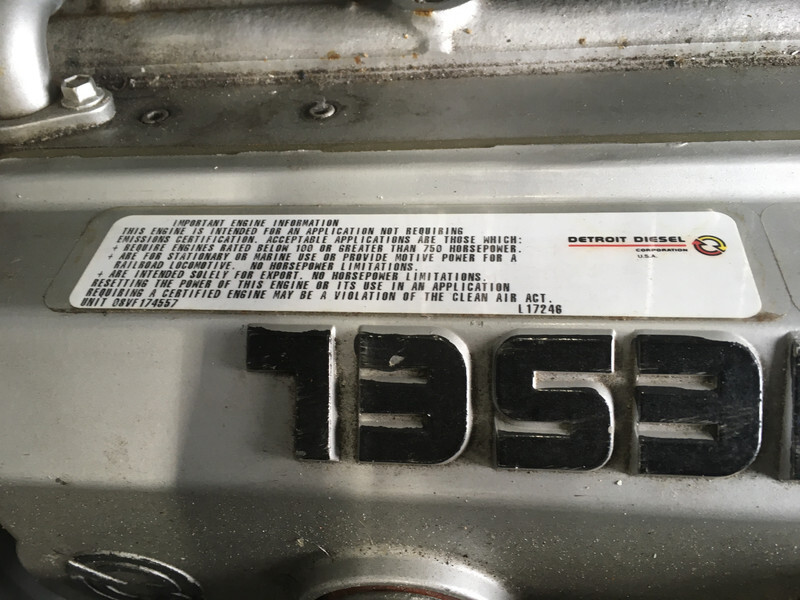 חָדָשׁ ערכת גנרטורים Detroit Diesel 8V92TA 8083-7405 GENERATOR 320KVA USED: תמונה 6