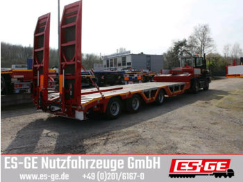 סמיטריילר עם מטען נמוך ES-GE 3-Achs-Satteltieflader - Radmulden: תמונה 1