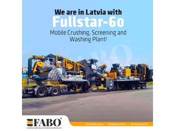 חָדָשׁ מגרסה ניידת FABO FULLSTAR-60 Crushing, Washing & Screening  Plant: תמונה 1