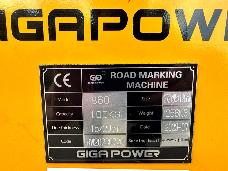 חָדָשׁ מכונת אספלט Giga power Road Marking Machine: תמונה 16