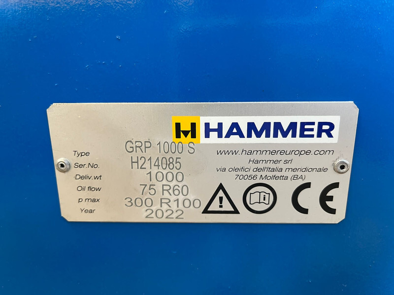 חָדָשׁ מכונת אחיזה Hammer GR100S: תמונה 9