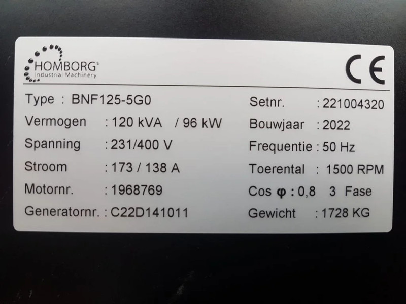 חָדָשׁ ערכת גנרטורים Himoinsa Iveco Stamford 120 kVA Supersilent Rental generatorset New !: תמונה 6