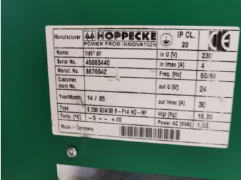 מצבר עבור מלגזה Hoppecke E230 G24/30  for Hoppecke E 230 G24/30 B- F14 electric forklift: תמונה 3