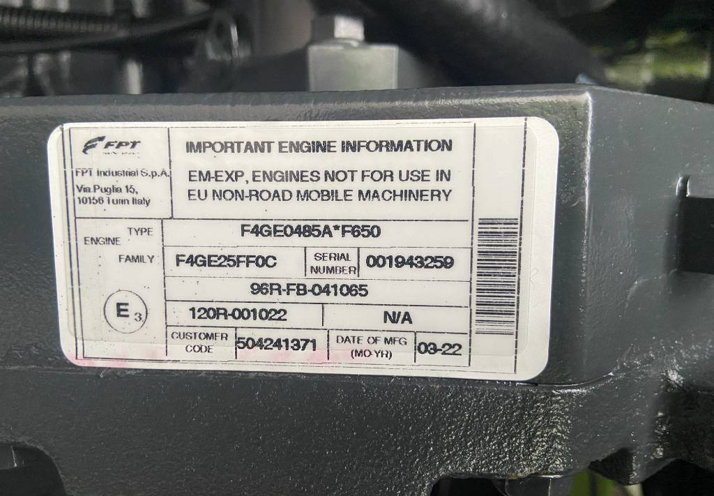 ערכת גנרטורים Iveco NEF45TM2A - 110 kVA Generator - DPX-17552: תמונה 7