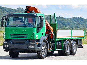 משאית מנוף, משאית צד נופל/ שטוחה Iveco TRAKKER 360 * Pritsche 5,80 m *PK 20002/FUNK*6x4: תמונה 4
