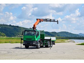 משאית מנוף, משאית צד נופל/ שטוחה Iveco TRAKKER 360 * Pritsche 5,80 m *PK 20002/FUNK*6x4: תמונה 2