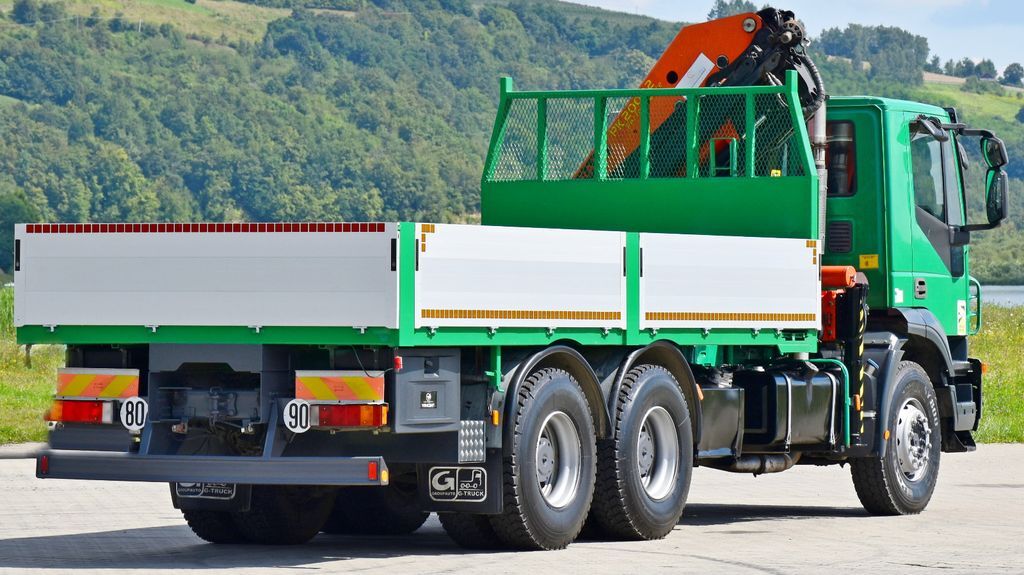 משאית מנוף, משאית צד נופל/ שטוחה Iveco TRAKKER 360 * Pritsche 5,80 m *PK 20002/FUNK*6x4: תמונה 7