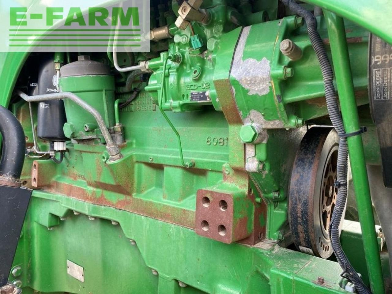 טרקטור חקלאי John Deere 8120 (500 hours new (reman) 8,1 l engine): תמונה 20