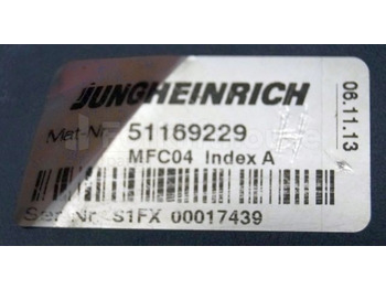 ECU עבור ציוד לטיפול בחומרים Jungheinrich 51169229 MFC04 Index A hydraulic from ETV214 year 2013 sn. S1FX00017439: תמונה 3