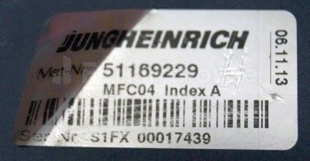 ECU עבור ציוד לטיפול בחומרים Jungheinrich 51169229 MFC04 Index A hydraulic from ETV214 year 2013 sn. S1FX00017439: תמונה 3
