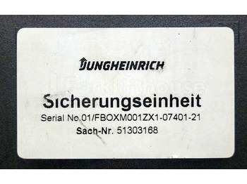 נתיך עבור ציוד לטיפול בחומרים Jungheinrich 51303168 Zekeringkast Fusebox sn. 01/FBOXM001ZX1-07404-21: תמונה 3
