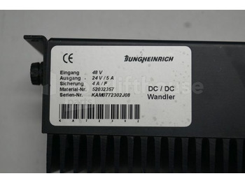 מערכת חשמל עבור ציוד לטיפול בחומרים Jungheinrich 52032357 Omvormer Transformer 48V -> 24V/5A for EKS310 sn. KAMO772302J08: תמונה 2