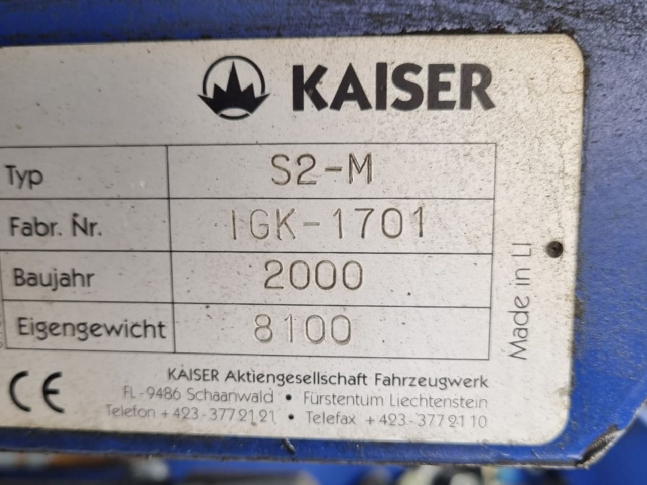 מחפר גלגלים KAISER S2-M: תמונה 6