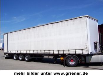 Kögel mega gardine / HUBDACH 13,62 x 2,48 x  3,00  - סמיטריילר עם וילונות צד