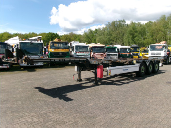 Krone 3-axle container trailer 20-30-40-45 ft DA08LNA - סמיטריילר מוביל מכולות/ החלפת גוף: תמונה 1