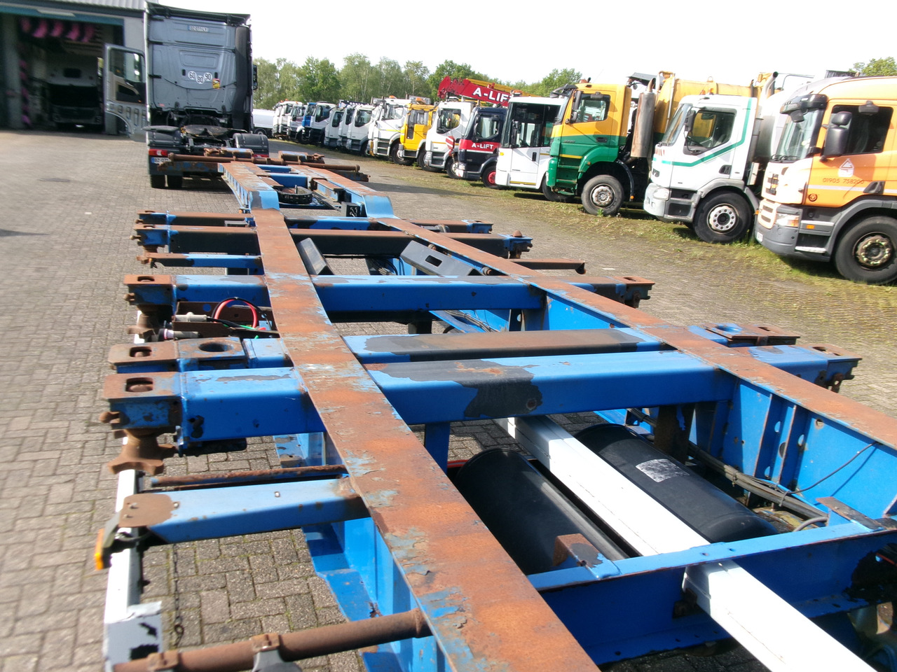 סמיטריילר מוביל מכולות/ החלפת גוף Krone 3-axle container trailer 20-30-40-45 ft SDC27: תמונה 10