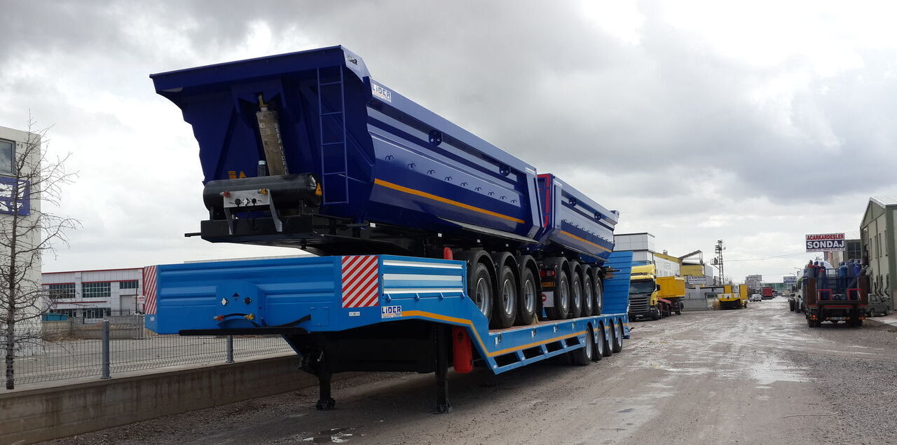 LIDER 2023model new directly from manufacturer company available stock - סמיטריילר עם מטען נמוך: תמונה 5