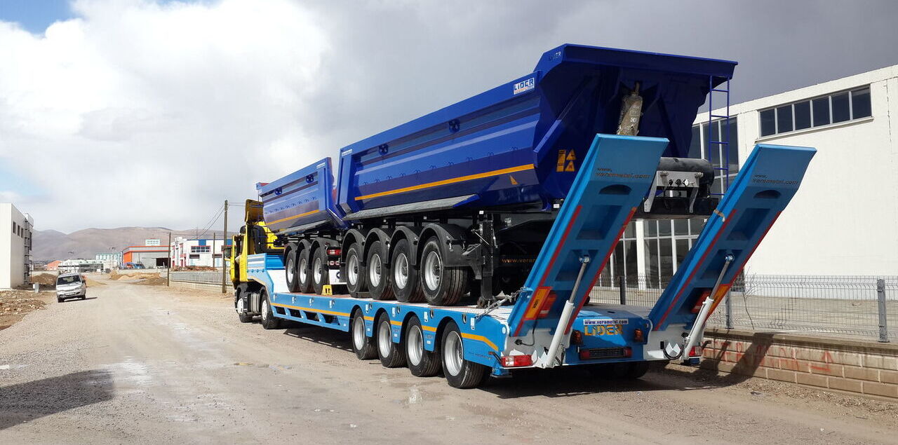LIDER 2023model new directly from manufacturer company available stock - סמיטריילר עם מטען נמוך: תמונה 4