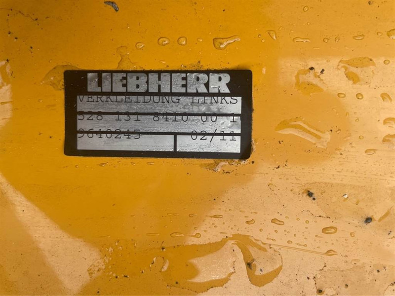 מסגרת/ שלדה עבור מכונת בנייה Liebherr A934C-9640245-Covering left/Verkleidung links: תמונה 7