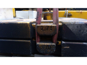 משקל נגד עבור מכונת בנייה Liebherr Liebherr LTM 1060-2 counterweight 2,7 ton: תמונה 5
