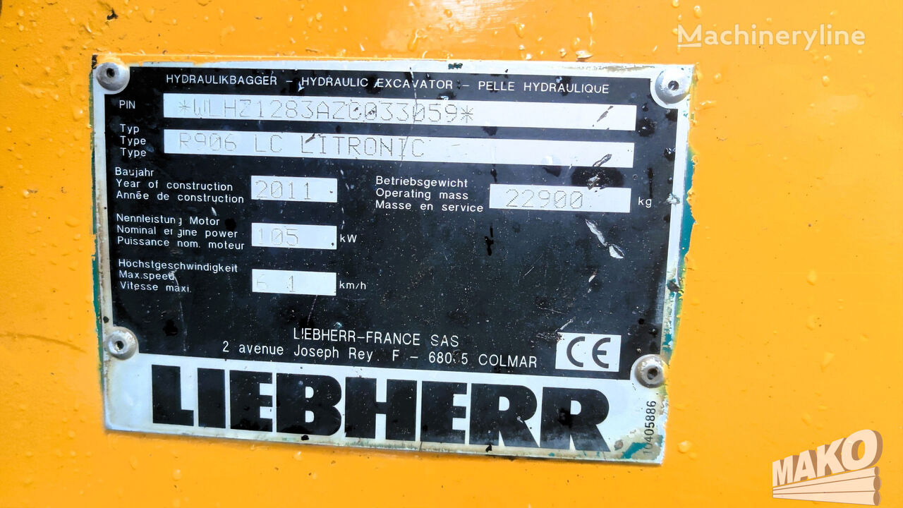 מחפר סורק Liebherr R 906 LC: תמונה 10