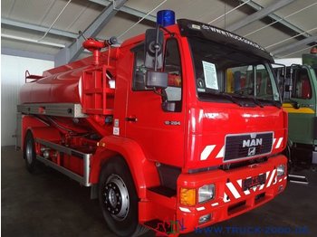 משאית מכל MAN 18.284 12500l Feuerwehr- Water- Wasser Tankwagen: תמונה 1