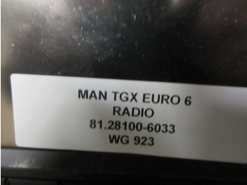 מערכת חשמל עבור משאית MAN 81.28100-6033 RADIO NAVI MAN TGS TGX TGM EURO 6: תמונה 5