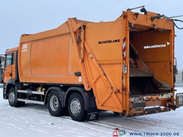 משאית אשפה עבור הובלה של אשפה MAN TGA 26.310 Schörling 3R II - Klima 3 Sitzplätze: תמונה 9